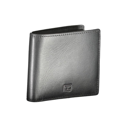 Tommy Hilfiger Black Leather Men’s Wallet