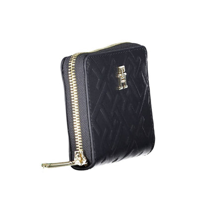 Tommy Hilfiger Blue Faux Leather Wallet for Women
