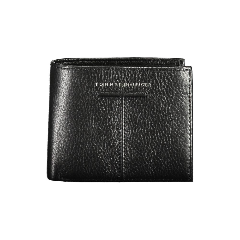 Tommy Hilfiger Black Leather Men’s Wallet