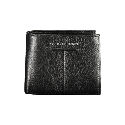 Tommy Hilfiger Black Leather Men’s Wallet
