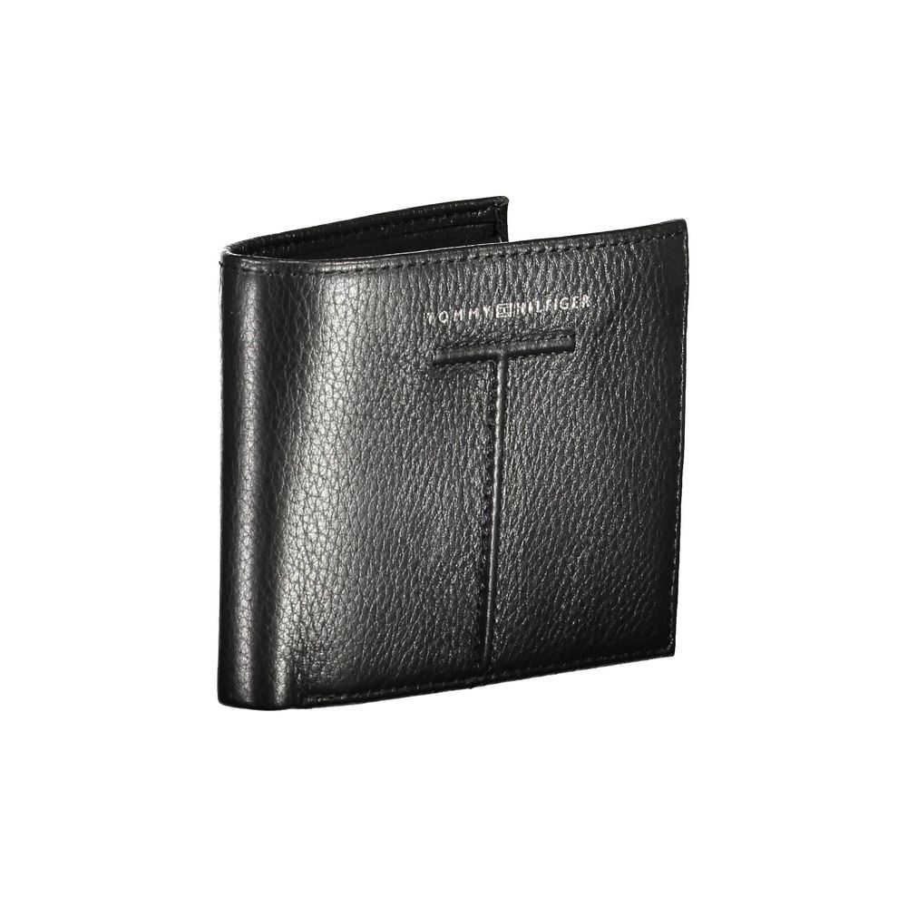 Tommy Hilfiger Black Leather Men’s Wallet