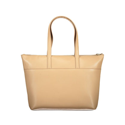 Calvin Klein Beige Polyester Handbag for Women