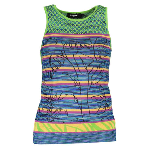 Desigual Green Cotton Women Top - Stand Out with Style