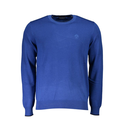 North Sails Men's Blue Cotton Sweater
