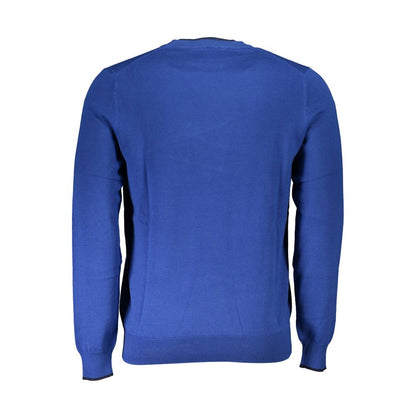 North Sails Men's Blue Cotton Sweater