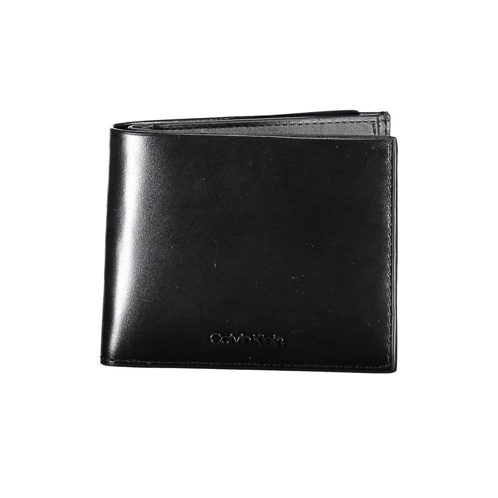 Calvin Klein Black Leather Men's Wallet