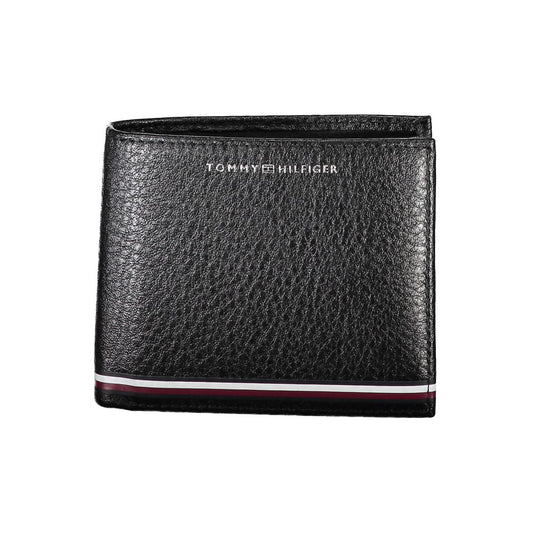 Tommy Hilfiger Black Leather Men’s Wallet