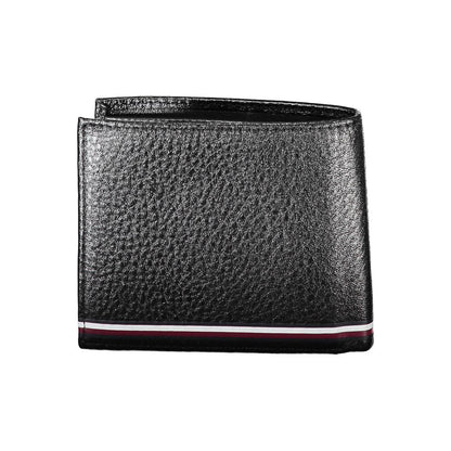 Tommy Hilfiger Black Leather Men’s Wallet