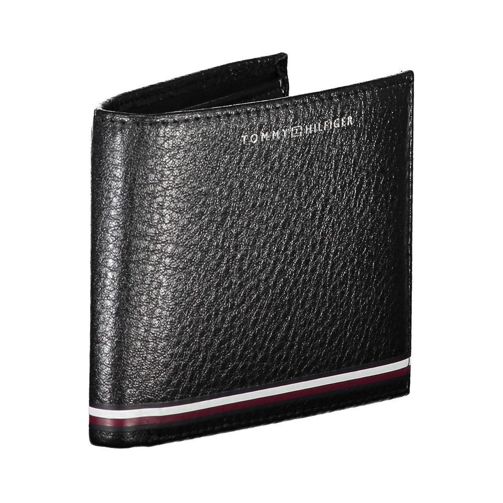 Tommy Hilfiger Black Leather Men’s Wallet