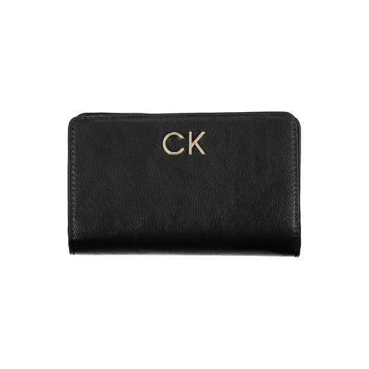 Calvin Klein Black Faux Leather Women's Wallet