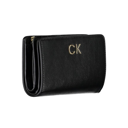 Calvin Klein Black Faux Leather Women's Wallet