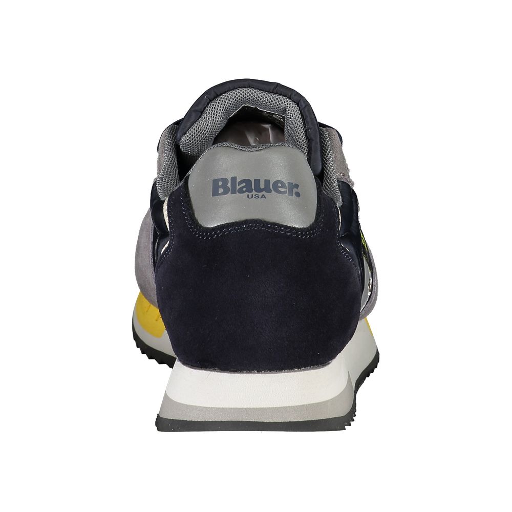Blauer Elevate Your Step Blue Contrast Lace-Up Sneakers