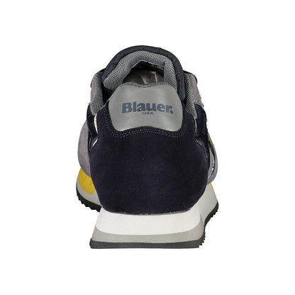 Blauer Elevate Your Step Blue Contrast Lace-Up Sneakers