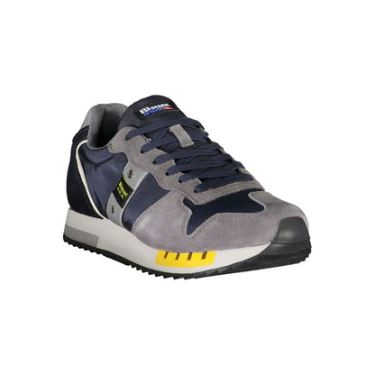 Blauer Elevate Your Step Blue Contrast Lace-Up Sneakers