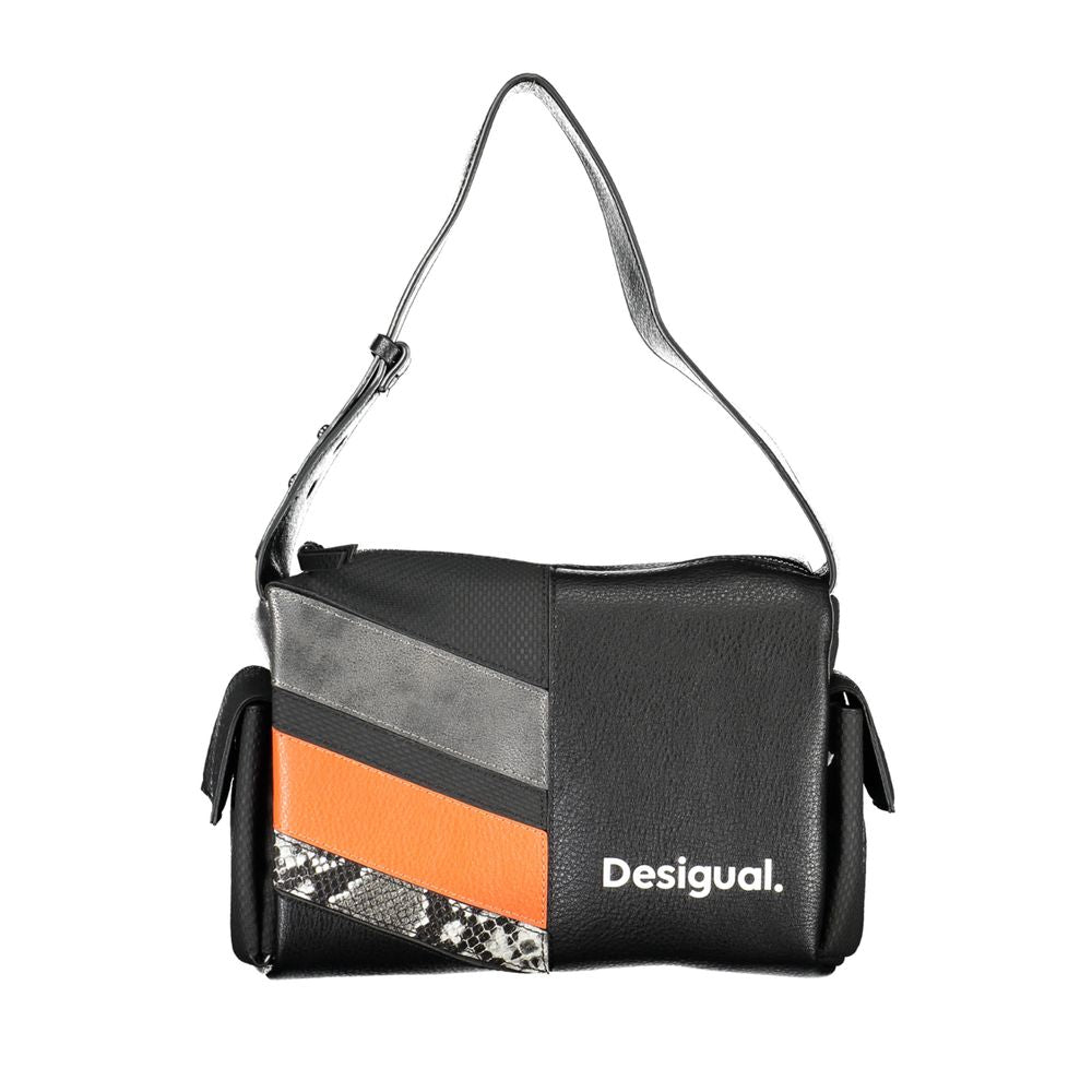 Desigual Black Handbag - Bold and Stylish Accessory