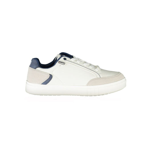 Mares White Polyester Sneaker - The Perfect Fusion of Style and Functionality