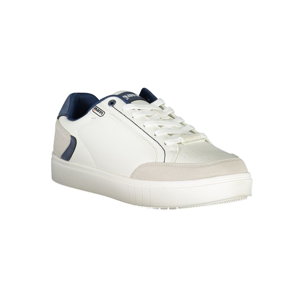 Mares White Polyester Sneaker - The Perfect Fusion of Style and Functionality