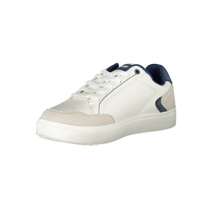 Mares White Polyester Sneaker - The Perfect Fusion of Style and Functionality