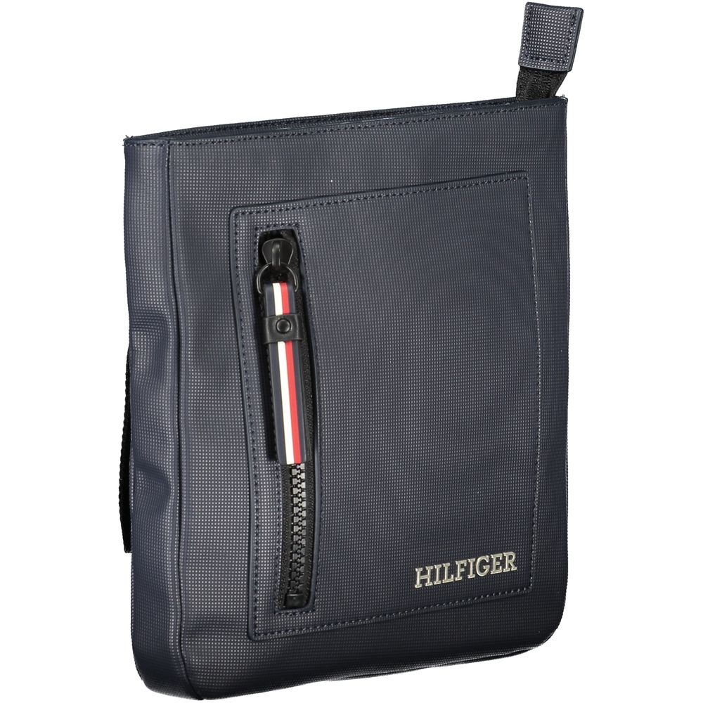 Tommy Hilfiger Blue Shoulder Reporter Bag