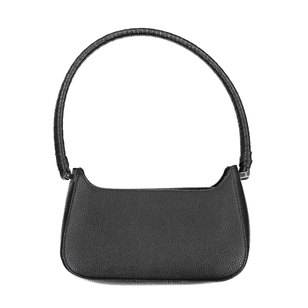 Tommy Hilfiger Black Polyethylene Handbag - The Perfect Blend of Style and Functionality