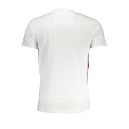 Cavalli Class White Cotton T-Shirt - Bold Urban Statement