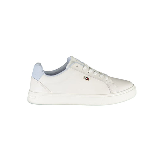 Tommy Hilfiger White Polyester Sneakers