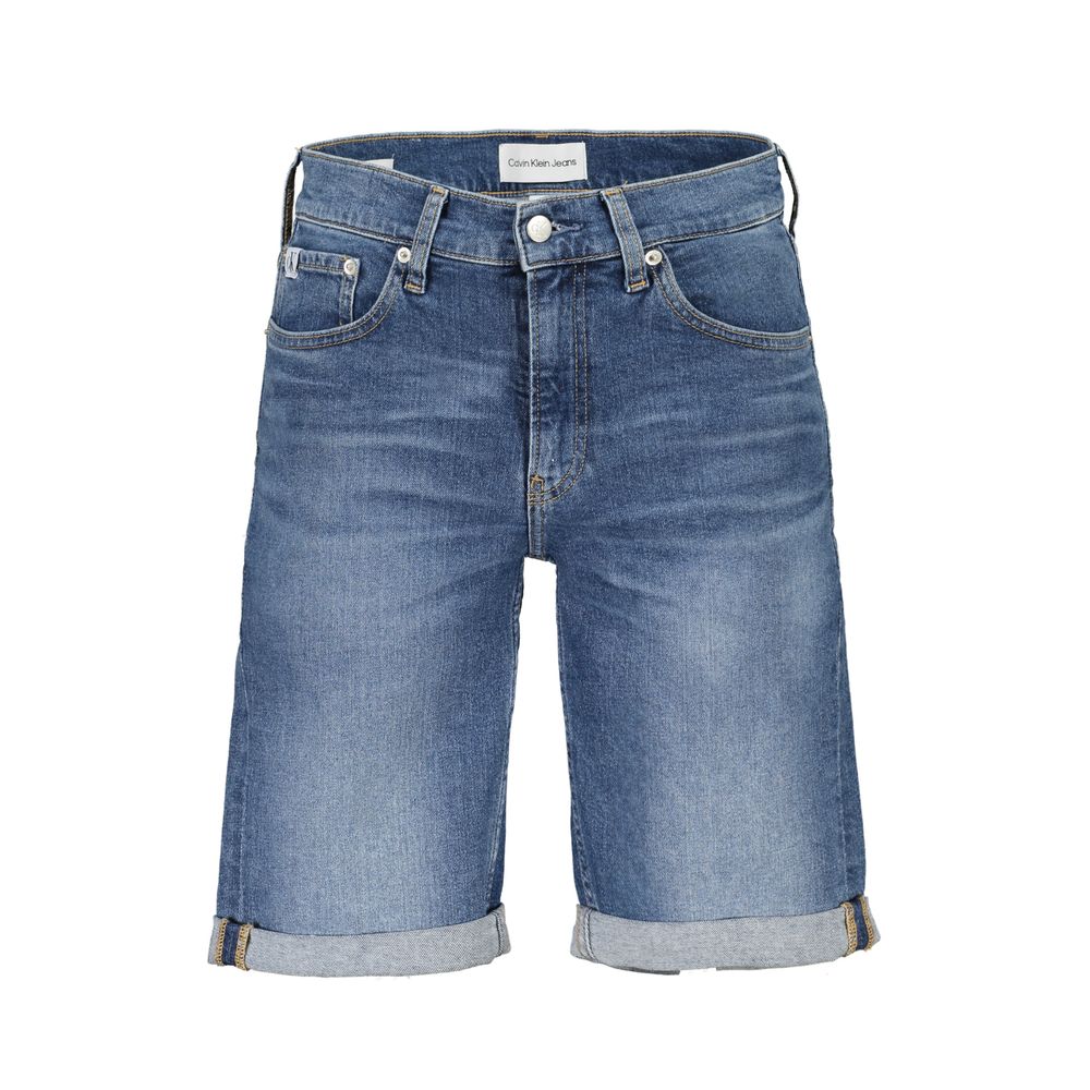 Calvin Klein Blue Cotton Slim Jeans