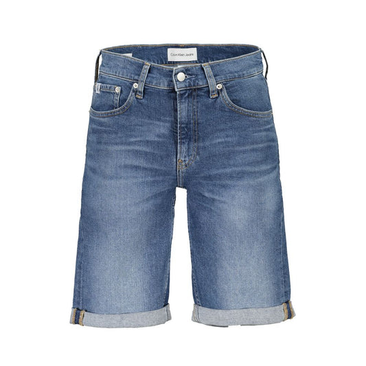 Calvin Klein Blue Cotton Slim Jeans
