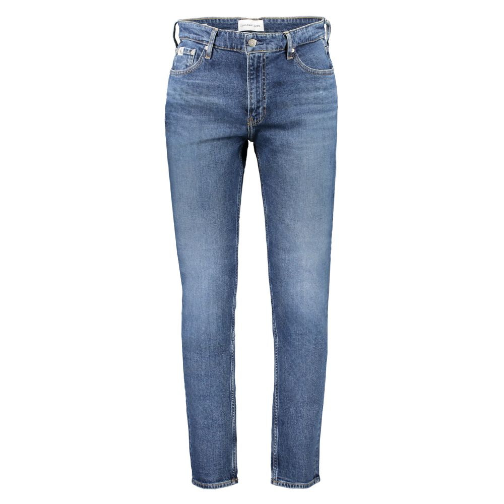 Calvin Klein Blue Cotton Dad Jeans