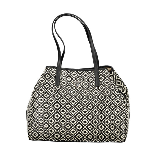 Guess Jeans Black Polyethylene Handbag - VIKKY II