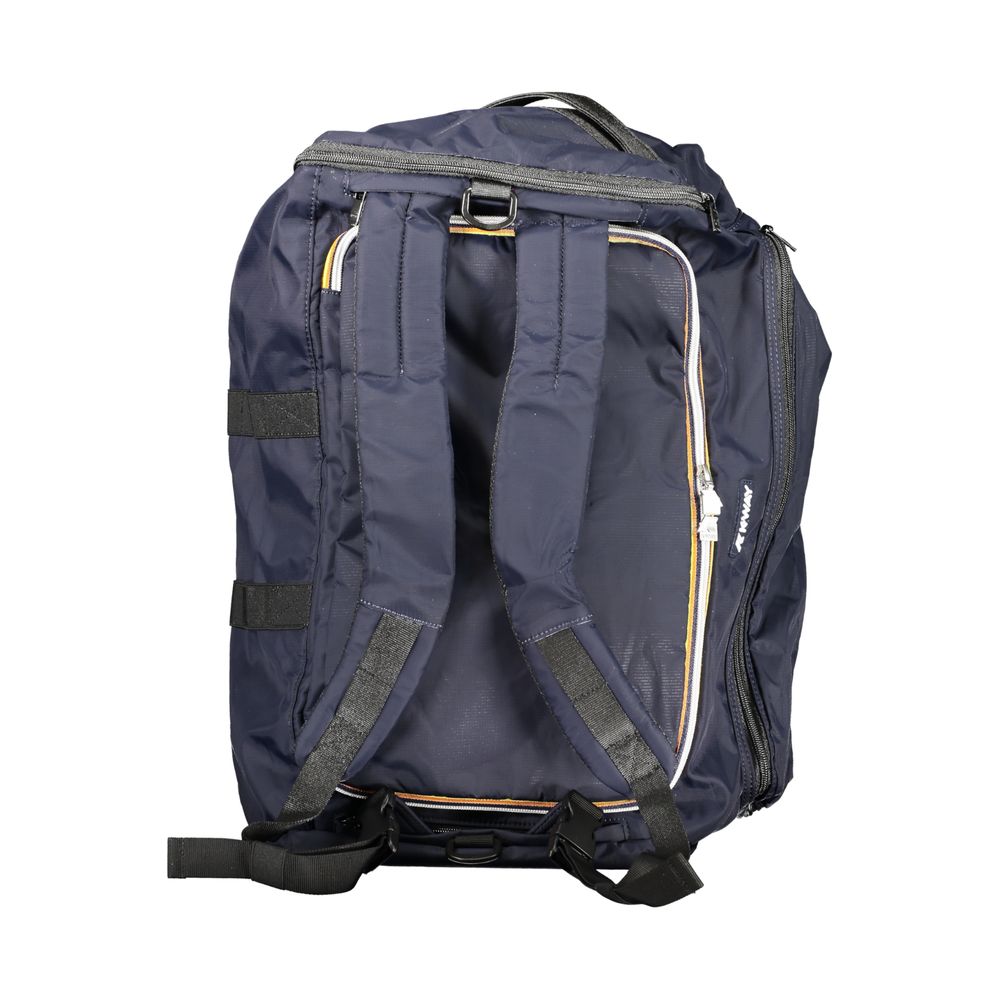 K-WAY Blue Polyester Backpack - Versatile Sports Bag