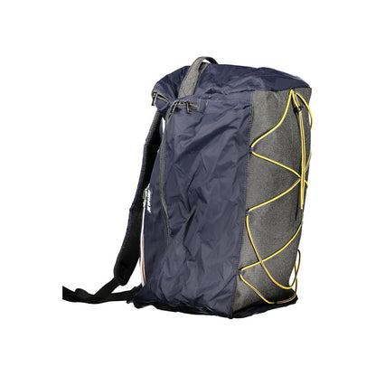 K-WAY Blue Polyester Backpack - Versatile Sports Bag
