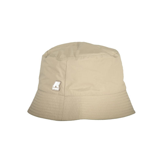 K-WAY Beige Polyester Fisherman Hat with Marmot Interior