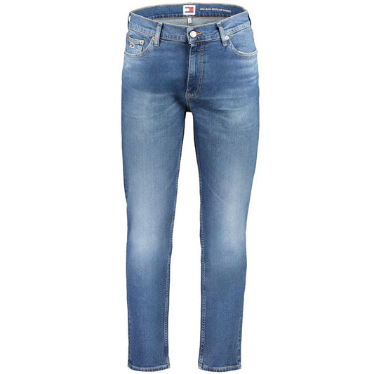 Tommy Hilfiger Blue Cotton Dad Jeans