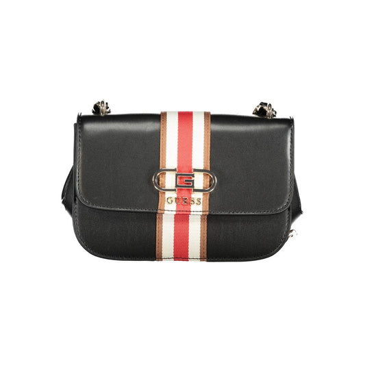 Guess Jeans Black Polyethylene Handbag - Nelka Bag