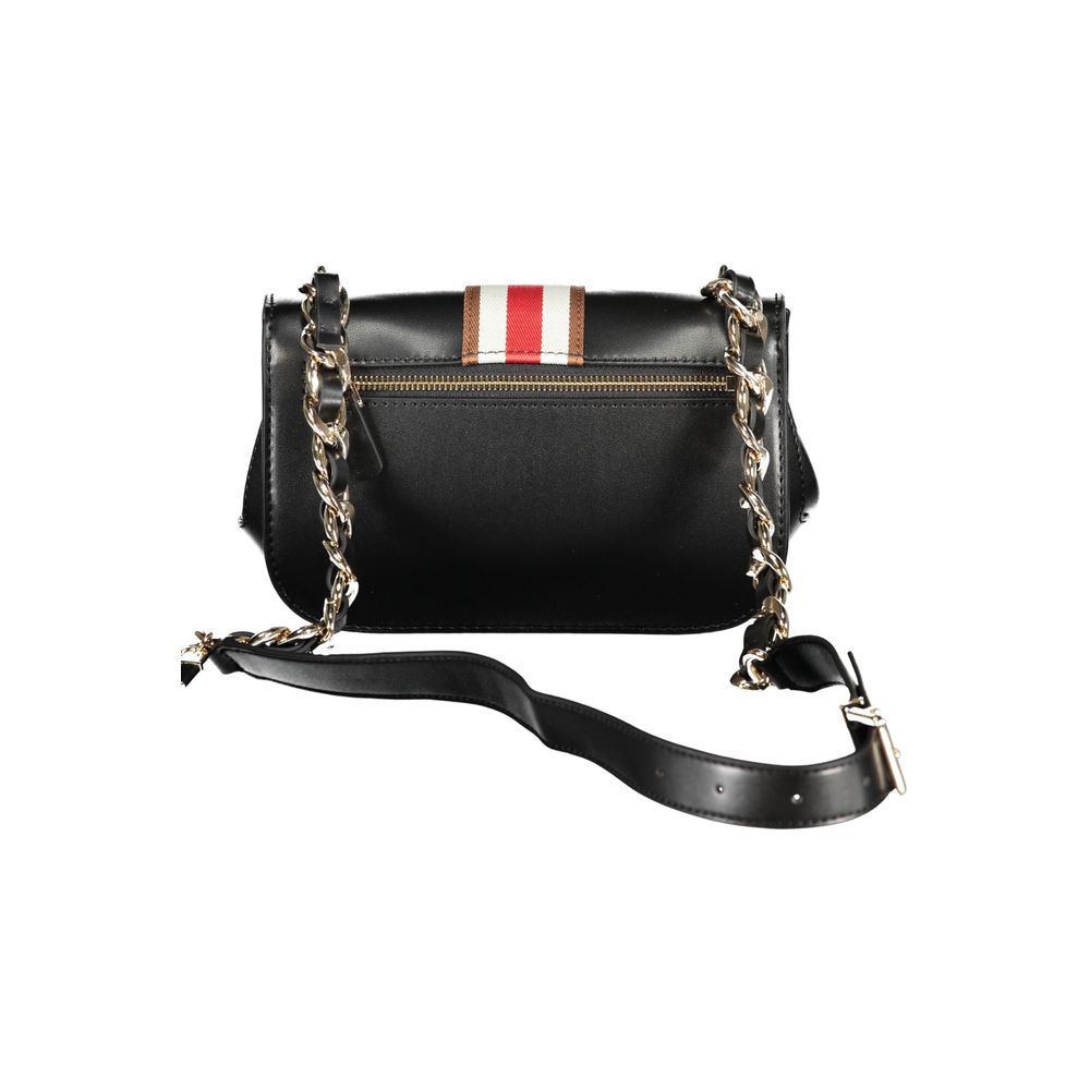 Guess Jeans Black Polyethylene Handbag - Nelka Bag
