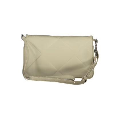 Calvin Klein Beige Cotton Handbag: Minimalist Chic for Everyday Elegance