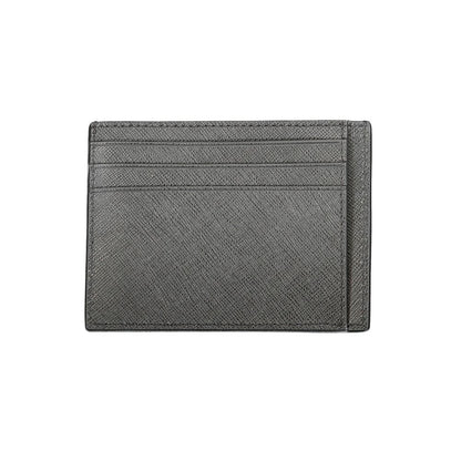 Calvin Klein Black Leather Men's Wallet Holder
