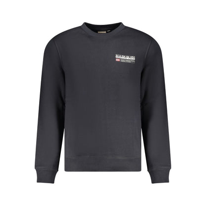 Napapijri Black Cotton Sweater - Stylish Comfort for Every Occasion