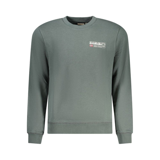 Napapijri Green Cotton Sweater - Stylish Comfort for Every Occasion