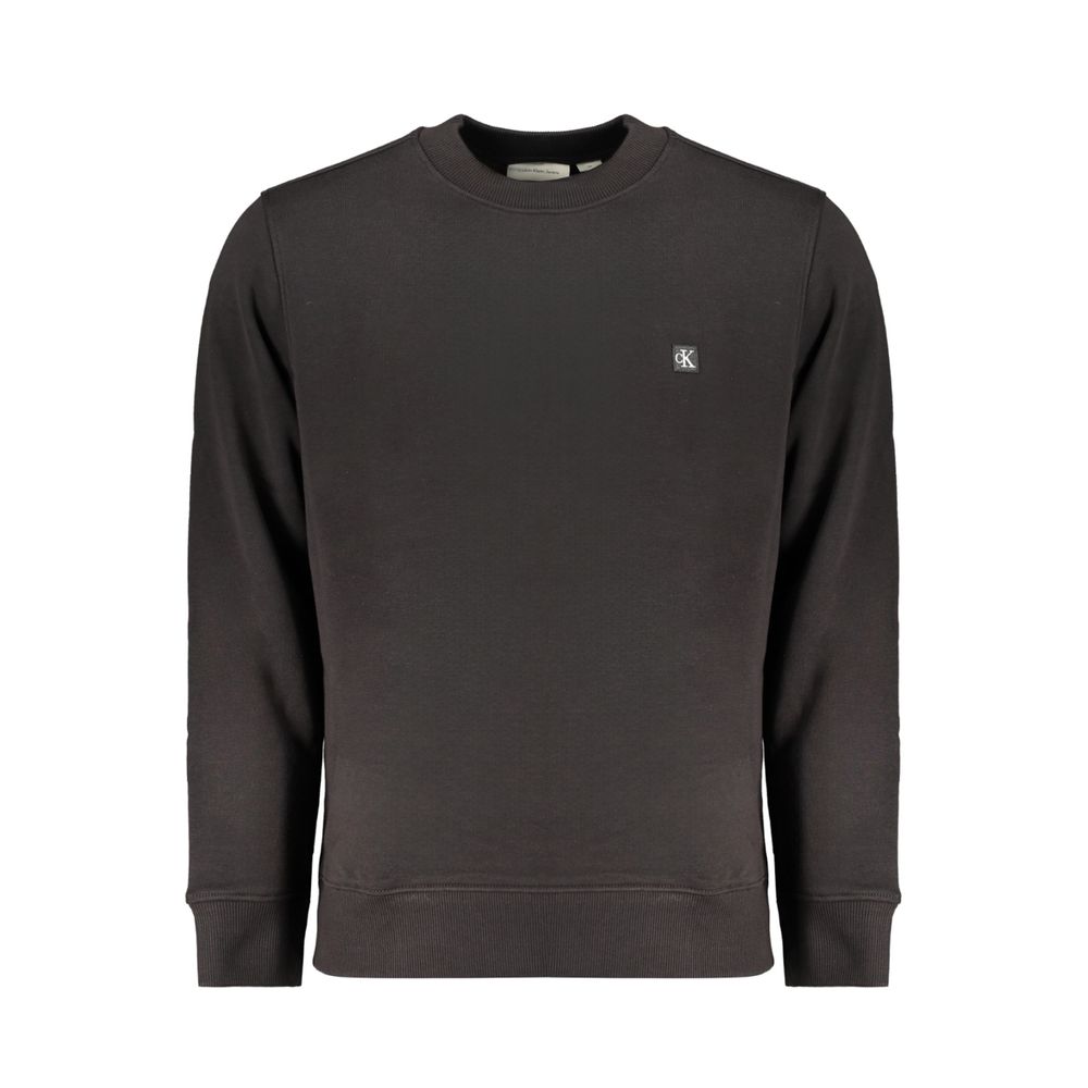 Calvin Klein Black Cotton Sweater - Timeless Comfort Redefined