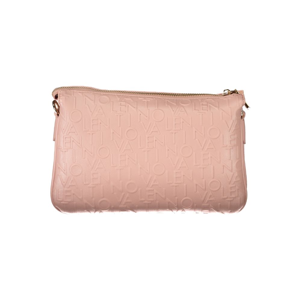 Mario Valentino Pink Polyethylene Handbag with Removable Straps