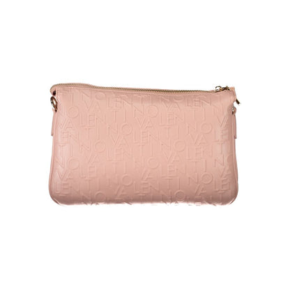 Mario Valentino Pink Polyethylene Handbag with Removable Straps
