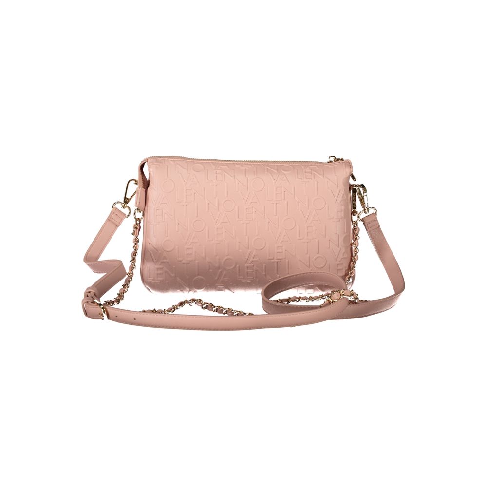 Mario Valentino Pink Polyethylene Handbag with Removable Straps