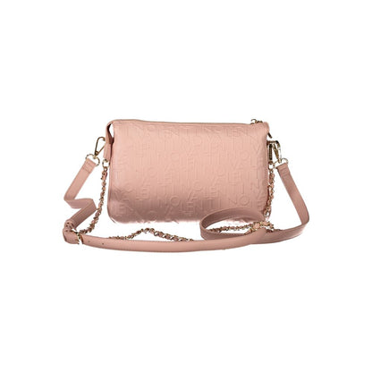 Mario Valentino Pink Polyethylene Handbag with Removable Straps