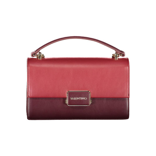 Mario Valentino Red Leather Chain Shoulder Bag