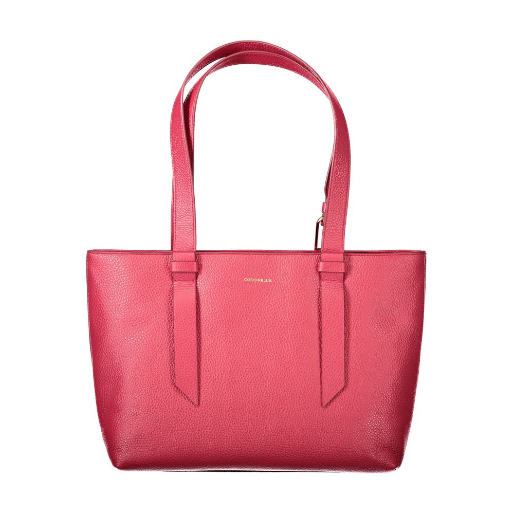 Coccinelle Red Leather Women Handbag - Malory Bag
