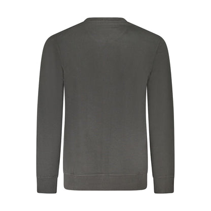 Wrangler Black Cotton Sweater - Long Sleeve Crew Neck