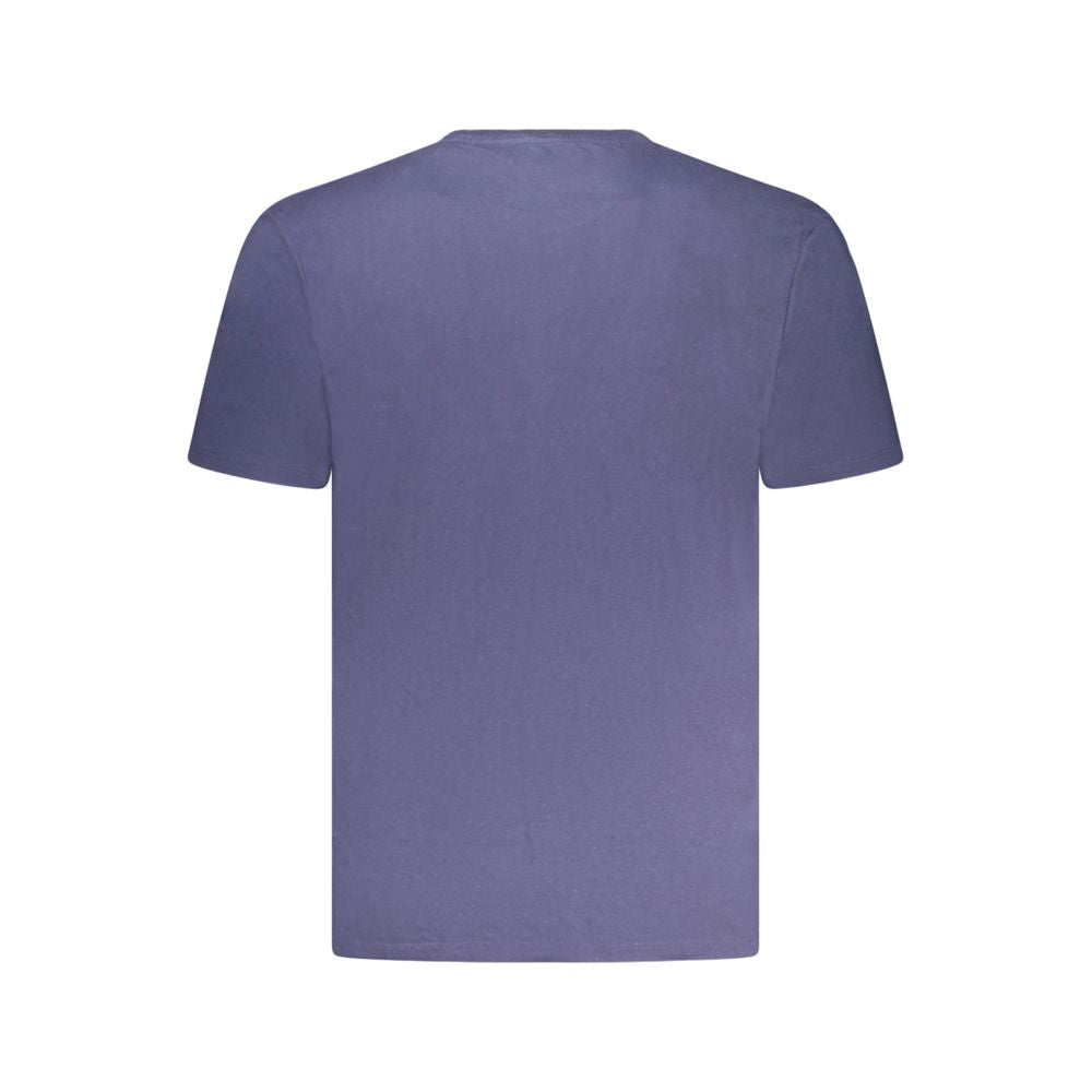 Wrangler Blue Cotton T-Shirt - Short Sleeve Graphic Tee