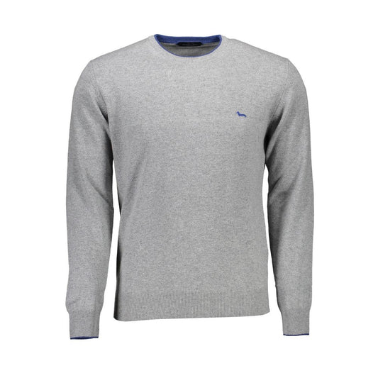 Harmont & Blaine Grey Wool Men's Sweater